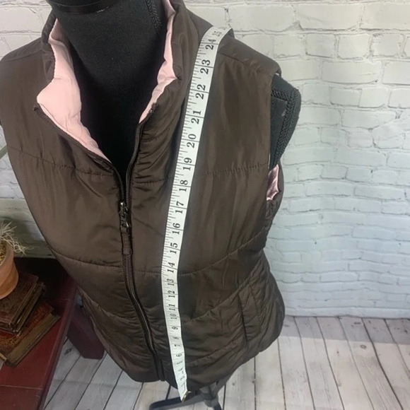 MERONA | Reversible Zip Up Puffer Vest Medium - Picture 7 of 7